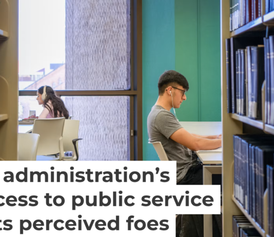 Grads who work for the government or nonprofits can get their debt canceled after they make payments on their loans for a decade. Brandon Bell/Getty Images
